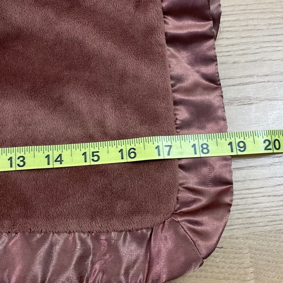 Bearington Baby Teddy Bear Football Lovey Rattle Plush Security Blanket Satin - Picture 9 of 9